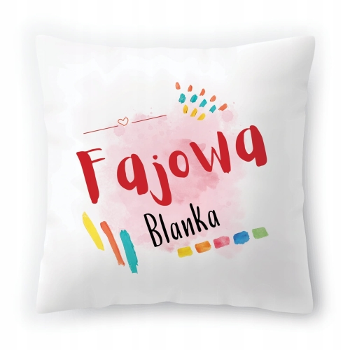 Poduszka Dla Blanki na Urodziny na Prezent z Nadrukiem ze Zdjęciem