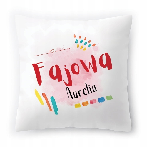 Poduszka Dla Aurelii na Urodziny na Prezent z Nadrukiem ze Zdjęciem