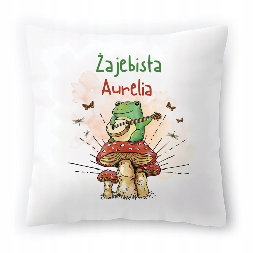 Poduszka Dla Aurelii na Urodziny na Prezent z Nadrukiem ze Zdjęciem