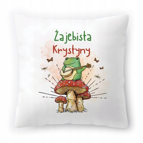 Poduszka Dla Krystyny na Urodziny Imieniny Prezent z Nadrukiem ze Zdjęciem
