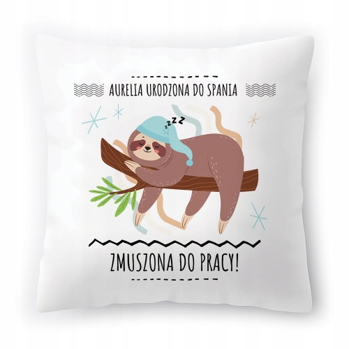 Poduszka Dla Aurelii na Urodziny na Prezent z Nadrukiem ze Zdjęciem