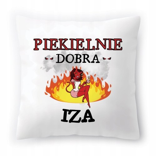 Poduszka Dla Izy na Urodziny Imieniny Prezent z Nadrukiem ze Zdjęciem