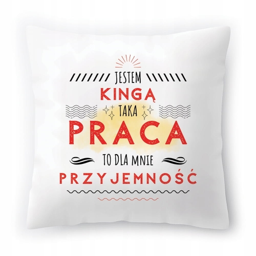 Poduszka Dla Kingi na Urodziny na Prezent z Nadrukiem ze Zdjęciem
