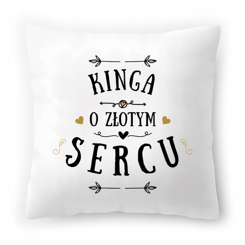 Poduszka Dla Kingi na Urodziny na Prezent z Nadrukiem ze Zdjęciem