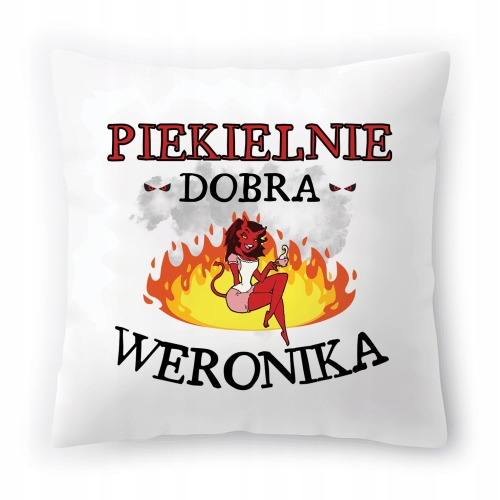Poduszka Dla Weroniki na Urodziny Imieniny Prezent z Nadrukiem ze Zdjęciem