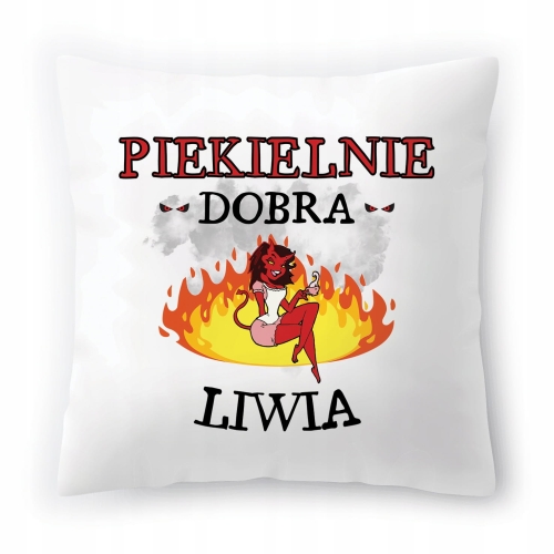 Poduszka Dla Liwii na Urodziny Imieniny Prezent z Nadrukiem ze Zdjęciem