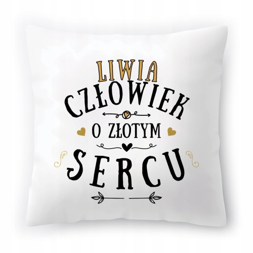 Poduszka Dla Liwii na Urodziny Imieniny Prezent z Nadrukiem ze Zdjęciem