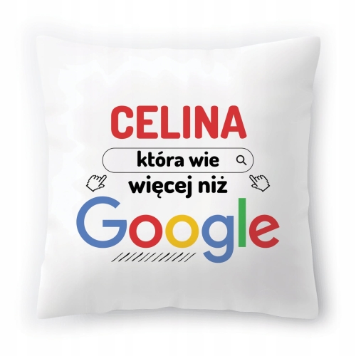 Poduszka Dla Celiny na Urodziny Imieniny Prezent z Nadrukiem ze Zdjęciem