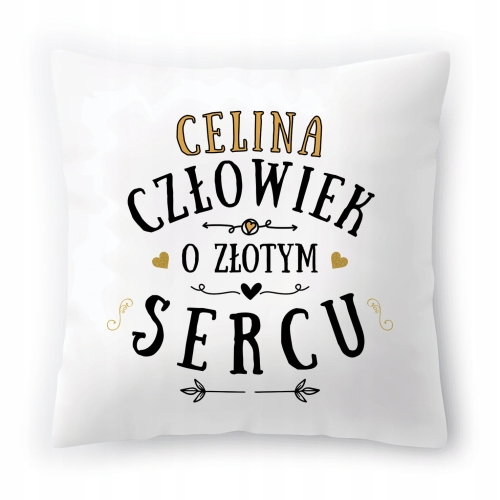 Poduszka Dla Celiny na Urodziny Imieniny Prezent z Nadrukiem ze Zdjęciem
