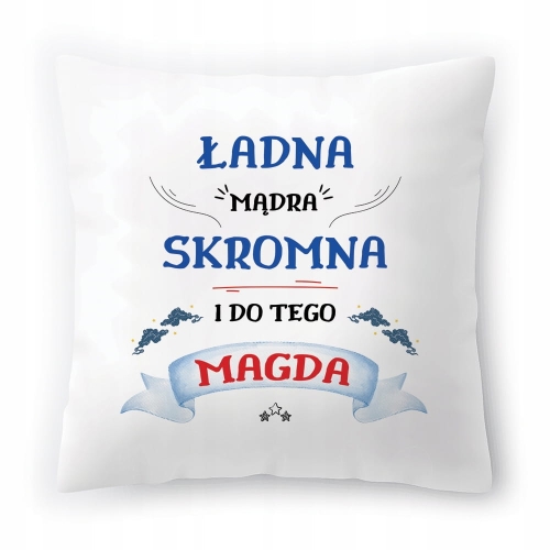 Poduszka Dla Magdy na Urodziny na Prezent z Nadrukiem ze Zdjęciem