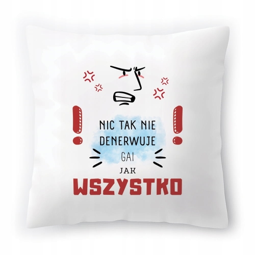 Poduszka Dla Gai na Urodziny na Prezent z Nadrukiem ze Zdjęciem