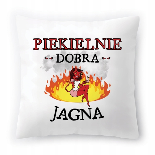 Poduszka Dla Jagny na Urodziny Imieniny Prezent z Nadrukiem ze Zdjęciem
