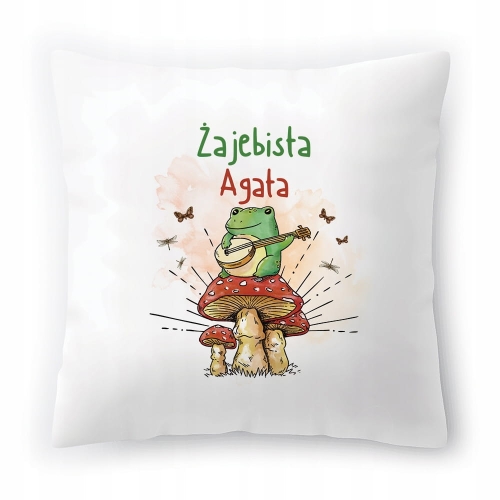 Poduszka Dla Agaty na Urodziny na Prezent z Nadrukiem ze Zdjęciem