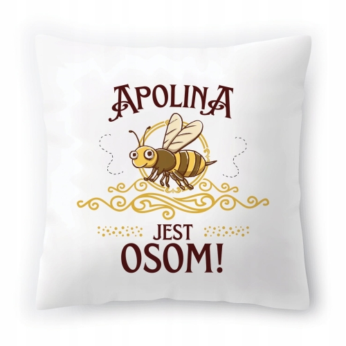 Poduszka Dla Apoliny na Urodziny Imieniny Prezent z Nadrukiem ze Zdjęciem