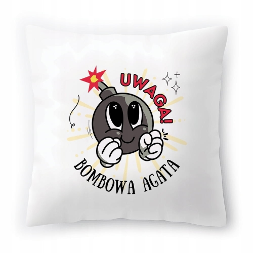 Poduszka Dla Agaty na Urodziny na Prezent z Nadrukiem ze Zdjęciem