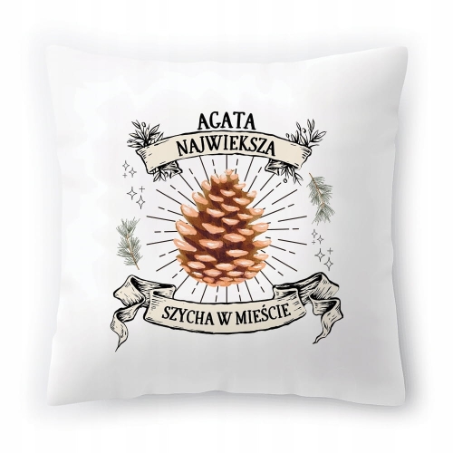 Poduszka Dla Agaty na Urodziny na Prezent z Nadrukiem ze Zdjęciem