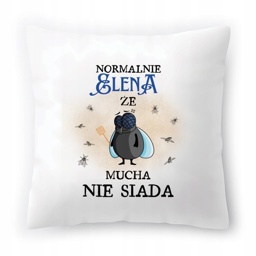 Poduszka Dla Eleny na Urodziny na Prezent z Nadrukiem ze Zdjęciem