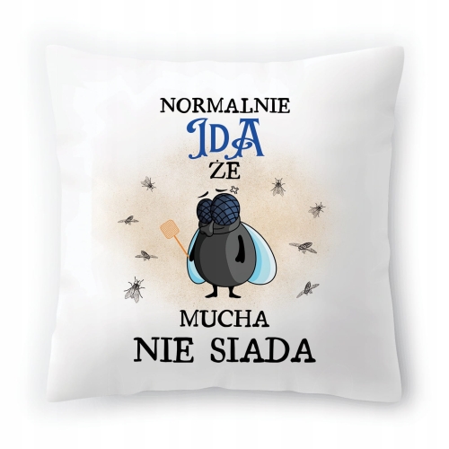 Poduszka Dla Idy na Urodziny na Prezent z Nadrukiem ze Zdjęciem