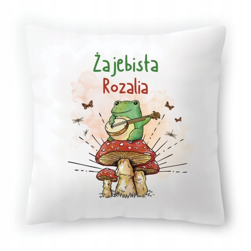 Poduszka Dla Rozalii na Urodziny na Prezent z Nadrukiem ze Zdjęciem