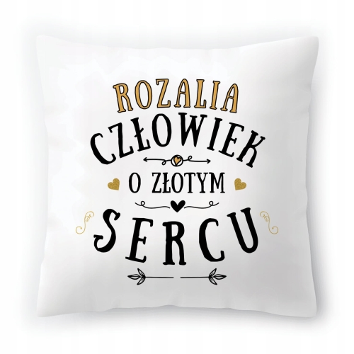 Poduszka Dla Rozalii na Urodziny na Prezent z Nadrukiem ze Zdjęciem