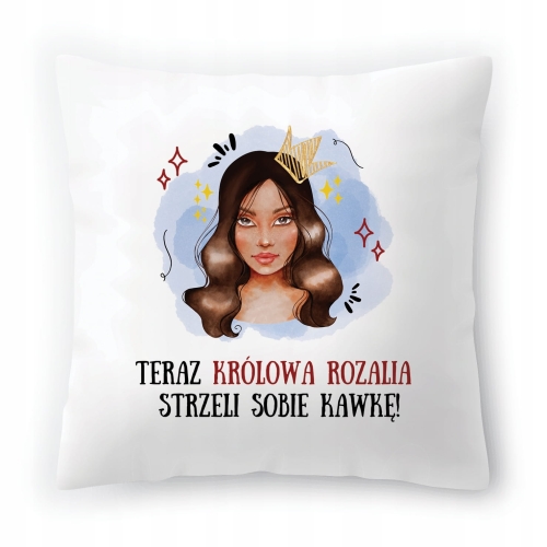 Poduszka Dla Rozalii na Urodziny na Prezent z Nadrukiem ze Zdjęciem