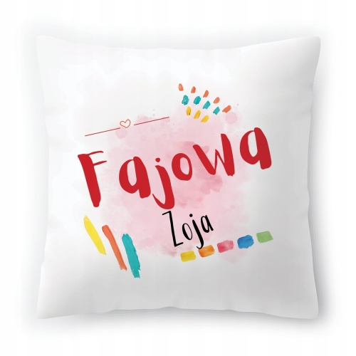 Poduszka Dla Zoi na Urodziny na Prezent z Nadrukiem ze Zdjęciem