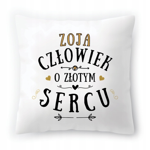 Poduszka Dla Zoi na Urodziny na Prezent z Nadrukiem ze Zdjęciem