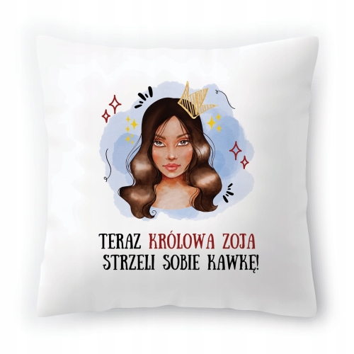 Poduszka Dla Zoi na Urodziny na Prezent z Nadrukiem ze Zdjęciem