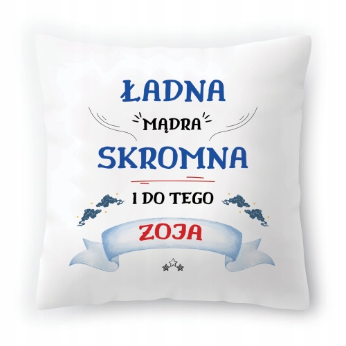 Poduszka Dla Zoi na Urodziny na Prezent z Nadrukiem ze Zdjęciem
