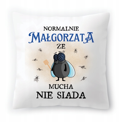 Poduszka Dla Małgorzaty na Urodziny na Prezent z Nadrukiem ze Zdjęciem