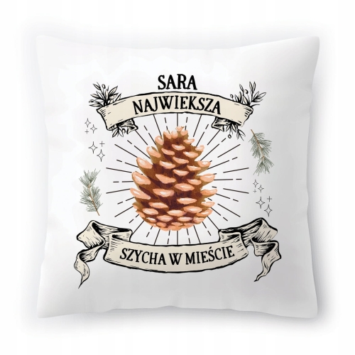 Poduszka Dla Sary na Urodziny Imieniny Prezent z Nadrukiem ze Zdjęciem