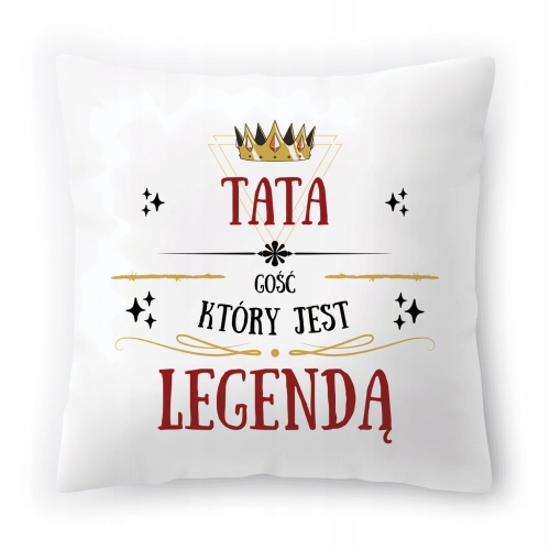 Poduszka Dla Taty Tatusia na Urodziny Prezent z Nadrukiem ze Zdjęciem