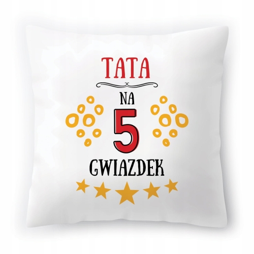 Poduszka Dla Taty Tatusia na Urodziny Prezent z Nadrukiem ze Zdjęciem
