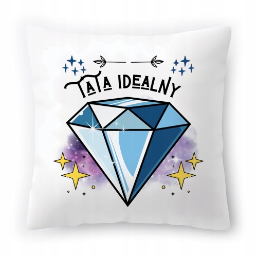 Poduszka Dla Taty Tatusia na Urodziny Prezent z Nadrukiem ze Zdjęciem