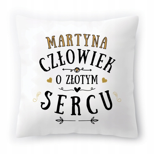 Poduszka Dla Martyny na Urodziny Imieniny Prezent z Nadrukiem ze Zdjęciem