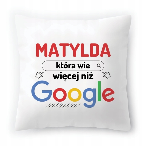 Poduszka Dla Matyldy na Urodziny na Prezent z Nadrukiem ze Zdjęciem