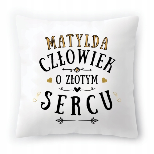 Poduszka Dla Matyldy na Urodziny na Prezent z Nadrukiem ze Zdjęciem