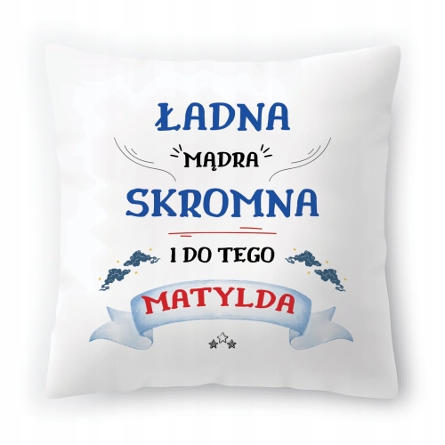 Poduszka Dla Matyldy na Urodziny na Prezent z Nadrukiem ze Zdjęciem