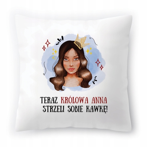 Poduszka Dla Anny Aniu Urodziny Imieniny Prezent z Nadrukiem ze Zdjęciem