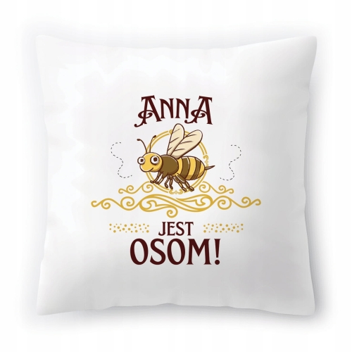 Poduszka Dla Anny Aniu Urodziny Imieniny Prezent z Nadrukiem ze Zdjęciem