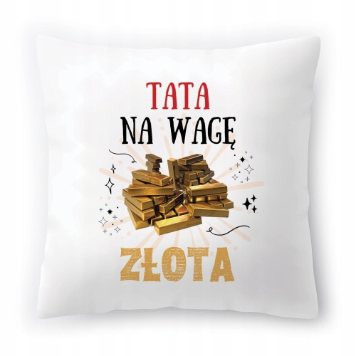 Poduszka Dla Taty Tatusia na Urodziny Prezent z Nadrukiem ze Zdjęciem