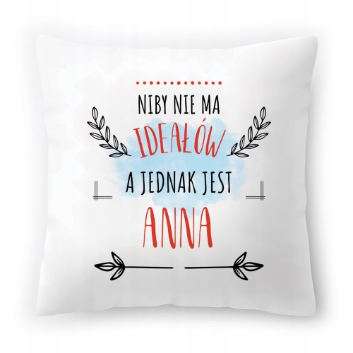 Poduszka Dla Anny Aniu Urodziny Imieniny Prezent z Nadrukiem ze Zdjęciem