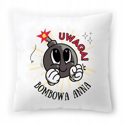 Poduszka Dla Anny Aniu Urodziny Imieniny Prezent z Nadrukiem ze Zdjęciem