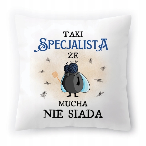 Poduszka Dla Specjalisty na Urodziny na Prezent z Nadrukiem ze Zdjęciem
