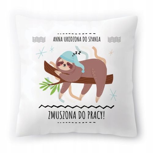 Poduszka Dla Anny Aniu Urodziny Imieniny Prezent z Nadrukiem ze Zdjęciem