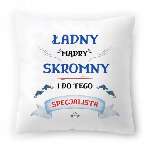 Poduszka Dla Specjalisty na Urodziny na Prezent z Nadrukiem ze Zdjęciem