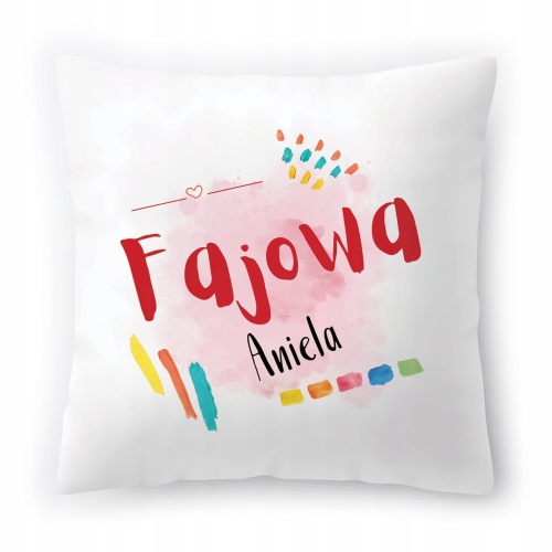 Poduszka Dla Anieli na Urodziny Imieniny Prezent z Nadrukiem ze Zdjęciem