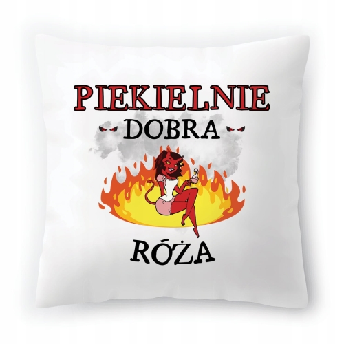 Poduszka Róży Różyczki na Urodziny na Prezent z Nadrukiem ze Zdjęciem