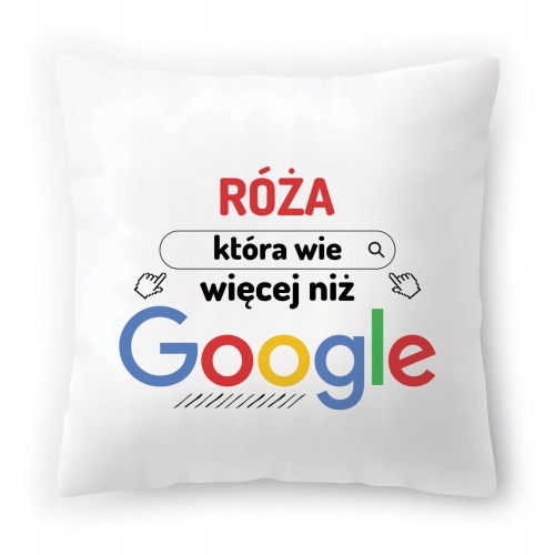 Poduszka Róży Różyczki na Urodziny na Prezent z Nadrukiem ze Zdjęciem