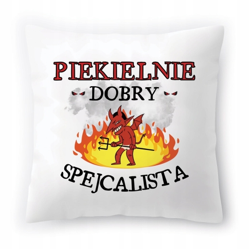 Poduszka Dla Specjalisty na Urodziny na Prezent z Nadrukiem ze Zdjęciem